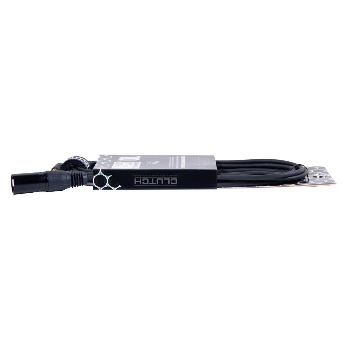 Clutch Right Angle 3.5mm to XLR Male 10ft Cable