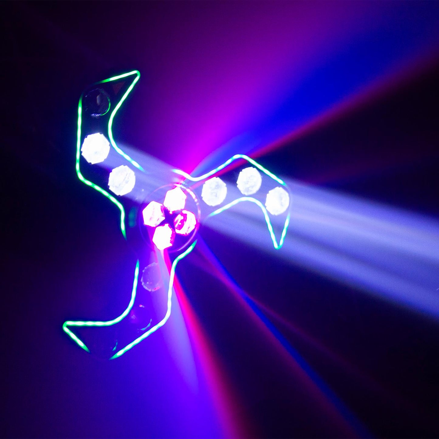 Clutch SPIN-BLADE RGBW LED Motion Strobe Effect Light Fixture