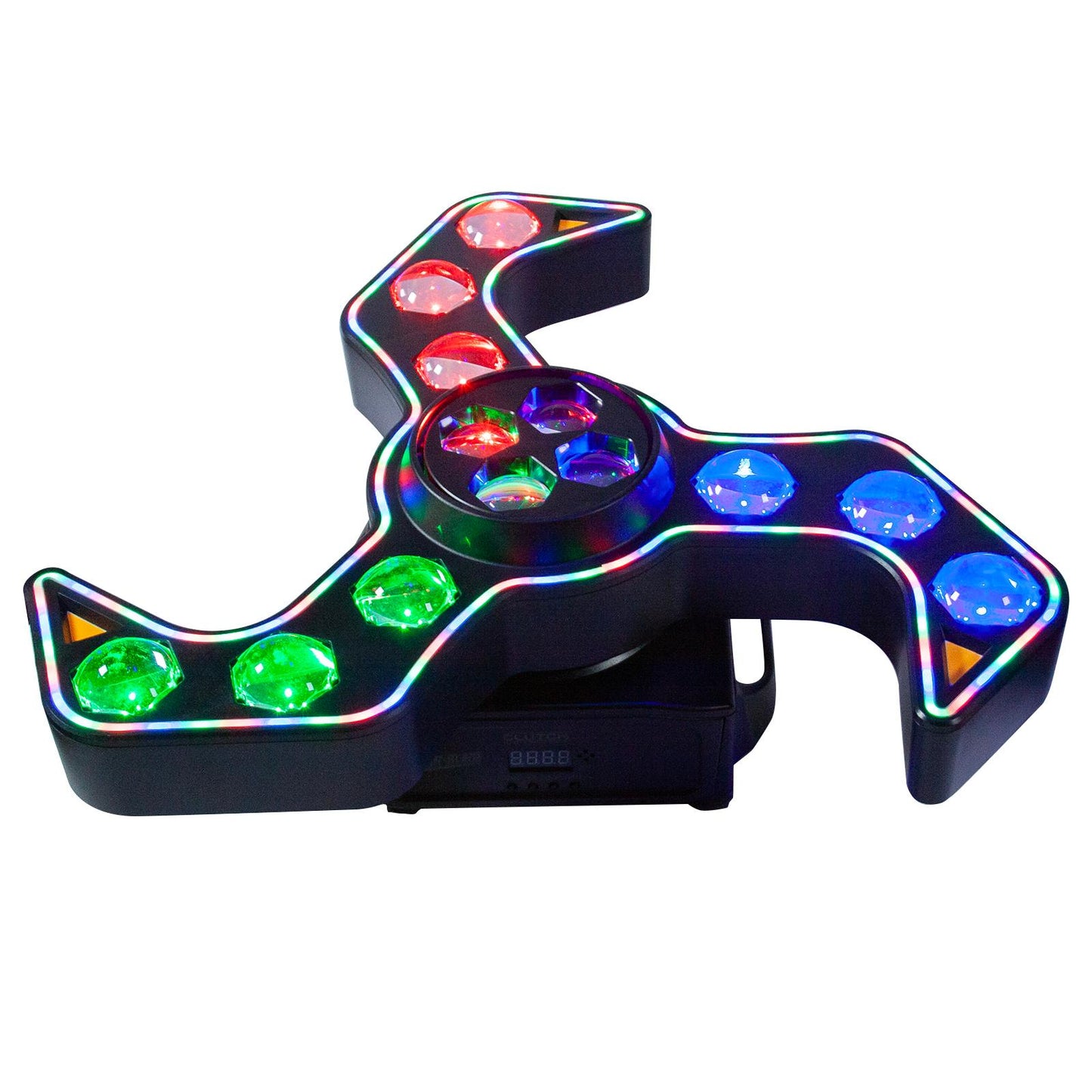 Clutch SPIN-BLADE RGBW LED Motion Strobe Effect Light Fixture