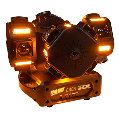 Clutch SPIN-FURY 200W LED DMX Motion Strobe Laser DJ Stage Light Fixture