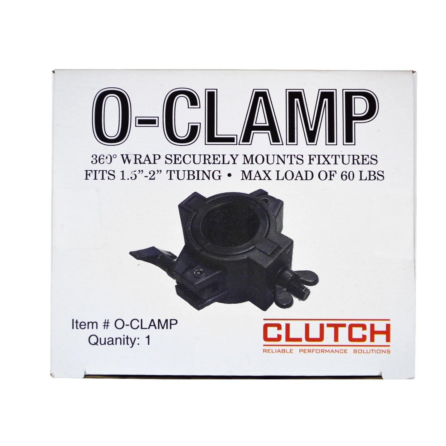 Clutch Universal O-Clamp with 360 Degree Snug-Fit Grip Main