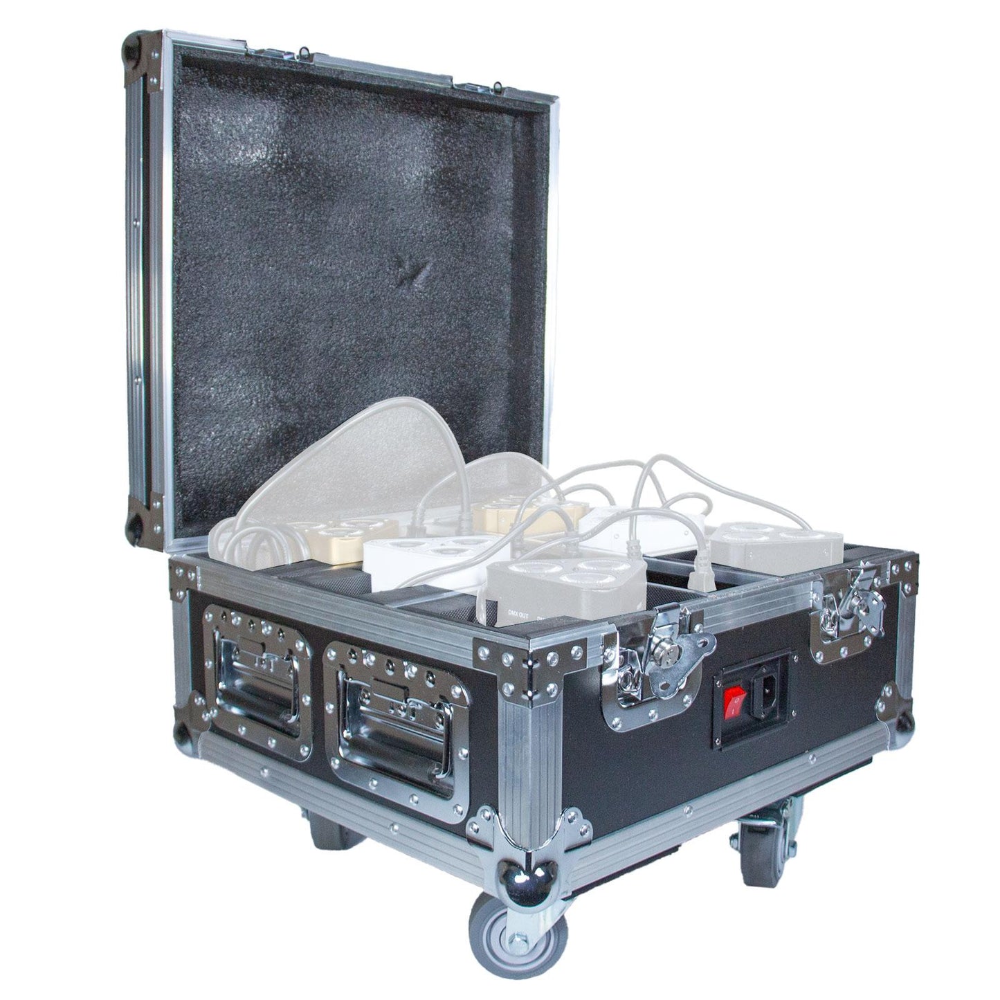 Clutch WEDGEBLAST-6CASE Road Case with Wheels for up to 6x WEDGE BLAST
