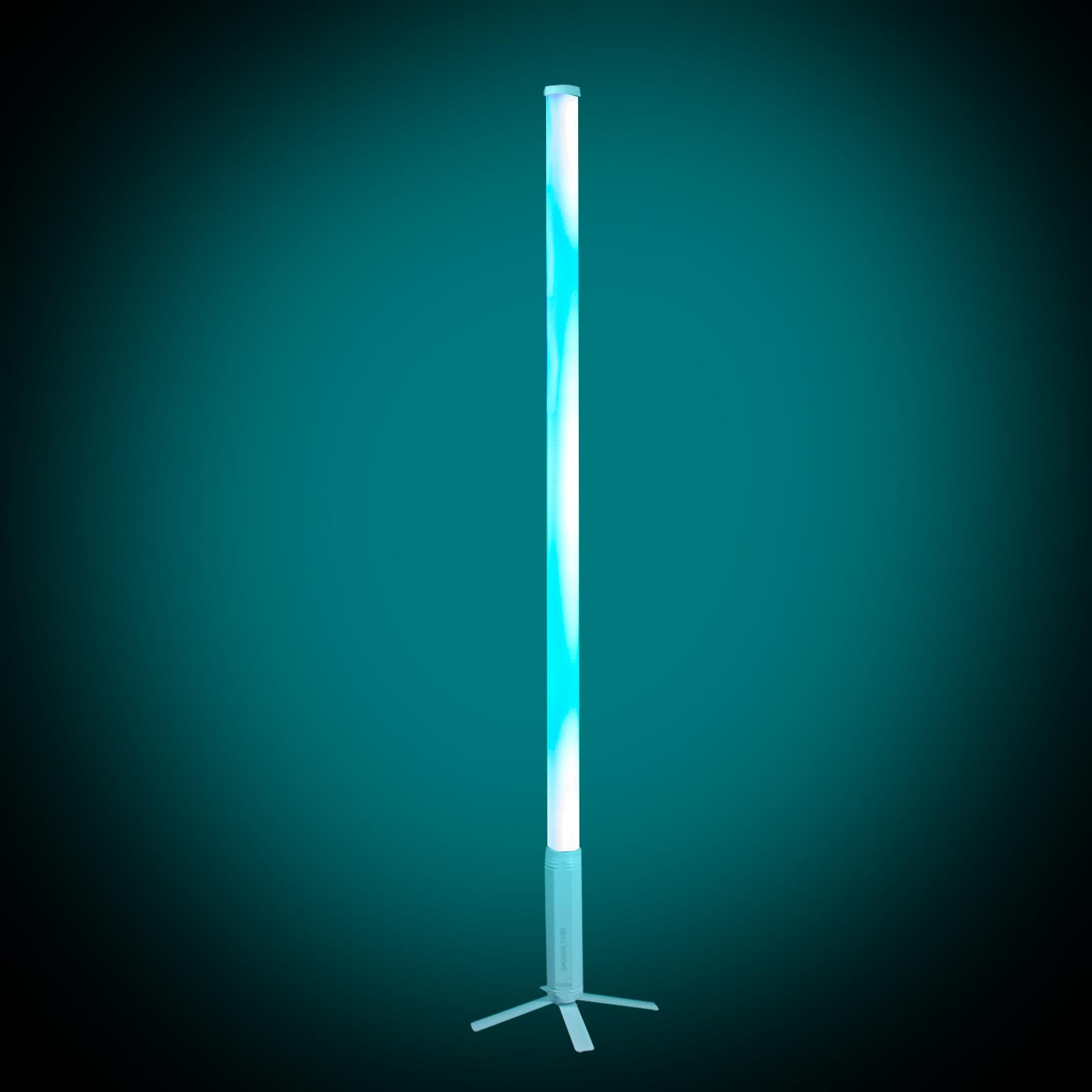 DJ Stage Party LED Tube Effect Accent Lights 4-Pack w Travel Cases & Remote White