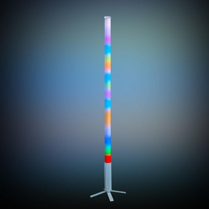 DJ Stage Party LED Tube Effect Accent Lights 4-Pack w Travel Cases & Remote White