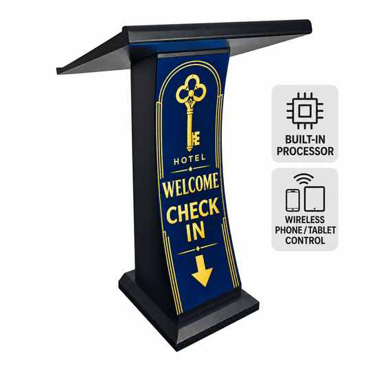 Clutch CL-VLECTERN-CURV Curved Video Lectern Main View