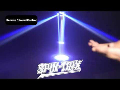 Clutch SPIN-TRIX 150W RGBW LED Motion Beam Light Fixture