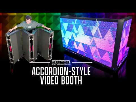 Clutch CL-VBOOTH391FF Fast Folding LED Video Booth 3.91mm GOB with Novastar TB40