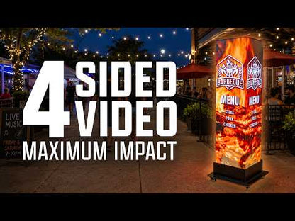 Clutch CL-VCOLUMN 5 FT Indoor LED Video Column 2.5mm Pixel Pitch with Road Case