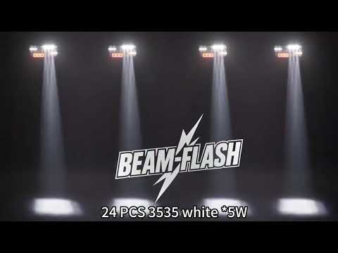 Clutch BEAM-FLASH 150W RGBW LED Motion Strobe Light Panel Fixture