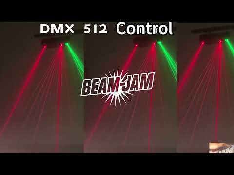 Clutch BEAM-JAM 65W RGB LED Motion Light Bar Fixture with Strobe, Laser & Magic Ball
