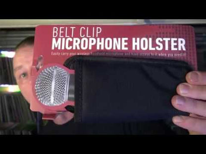 Wireless Microphone Holster with Belt Clip