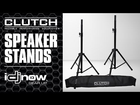 Clutch CL-STPACK Heavy Duty Professional Tripod Speaker Stand Set with Carry Bag