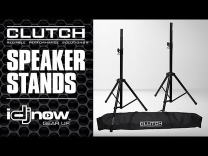 Clutch CL-STPACK Heavy Duty Professional Tripod Speaker Stand Set with Carry Bag