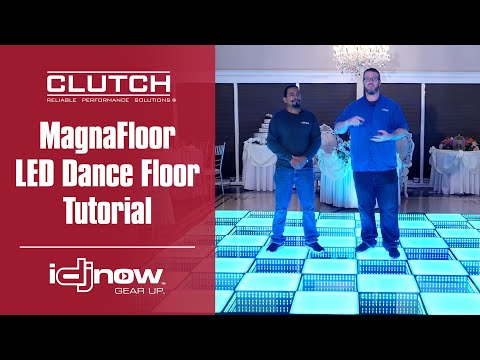 Clutch MagnaFloor LED Dance Floor Infinity Panel 8' x 8' Complete Portable System Package