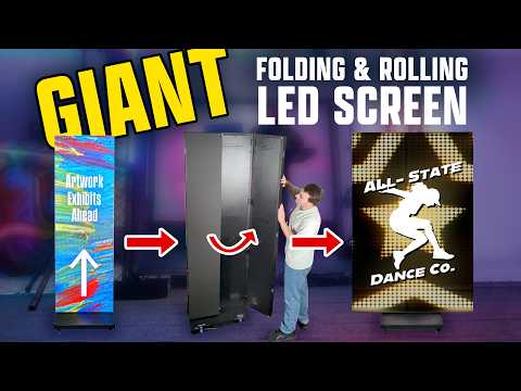 Clutch CL-VWALLTRI-FLD Tri-Fold LED Indoor Video Wall 2.5 Pixel Pitch with Road Case