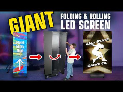 Clutch CL-VWALLTRI-FLD Tri-Fold LED Indoor Video Wall 2.5 Pixel Pitch with Road Case
