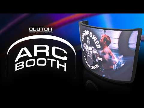 Clutch CL-VBOOTHARC25 Arced LED DJ Indoor Video Booth 2.5mm Pixel Pitch with Road Case