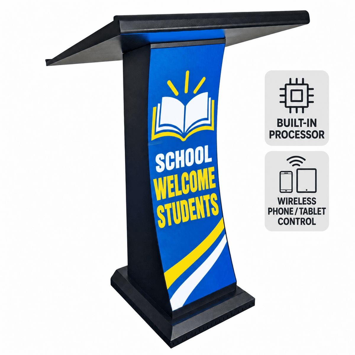 Clutch CL-VLECTERN-CURV Curved Video Lectern Main View