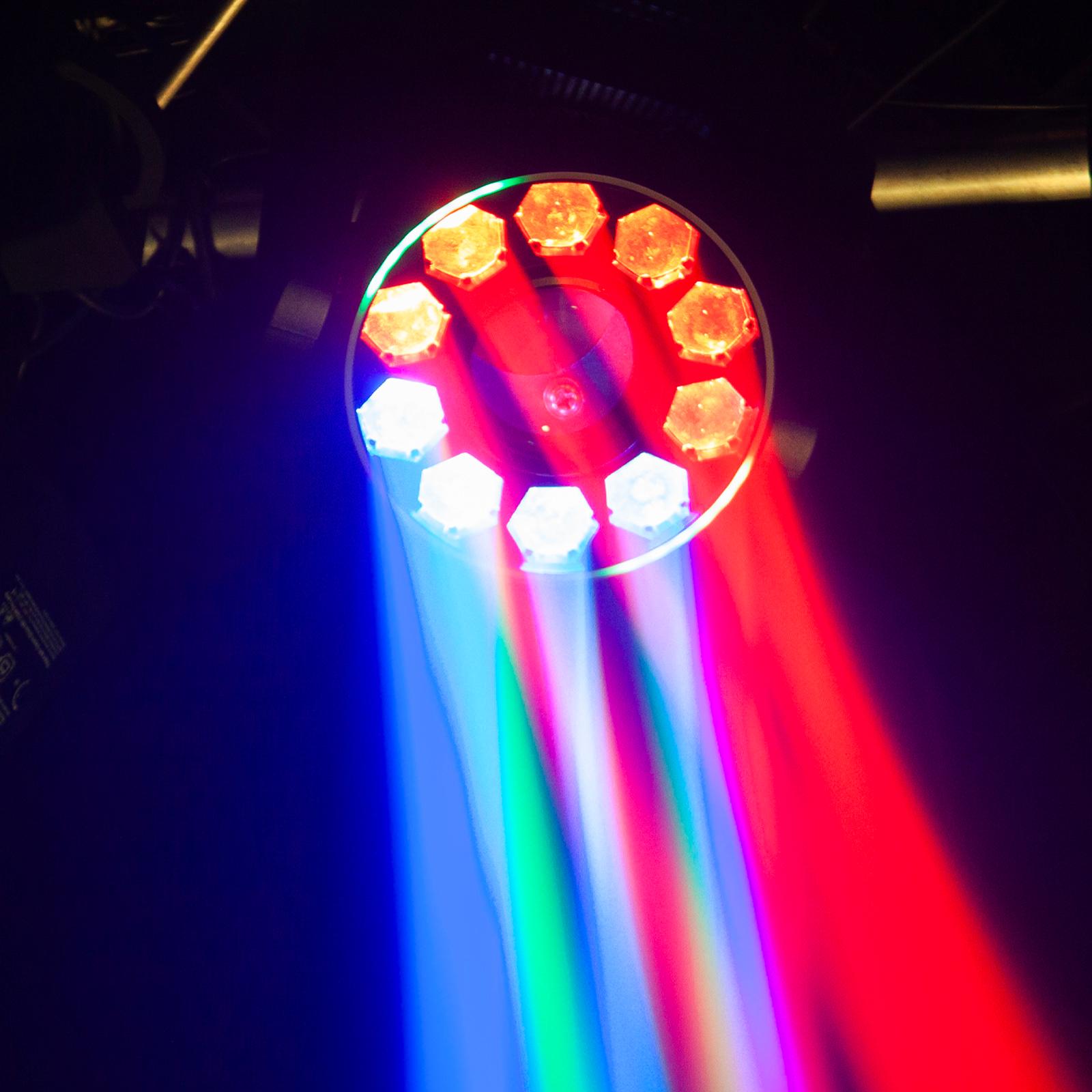 Clutch SKY-STORM RGBW LED Moving Head Motion Beam Light Fixture