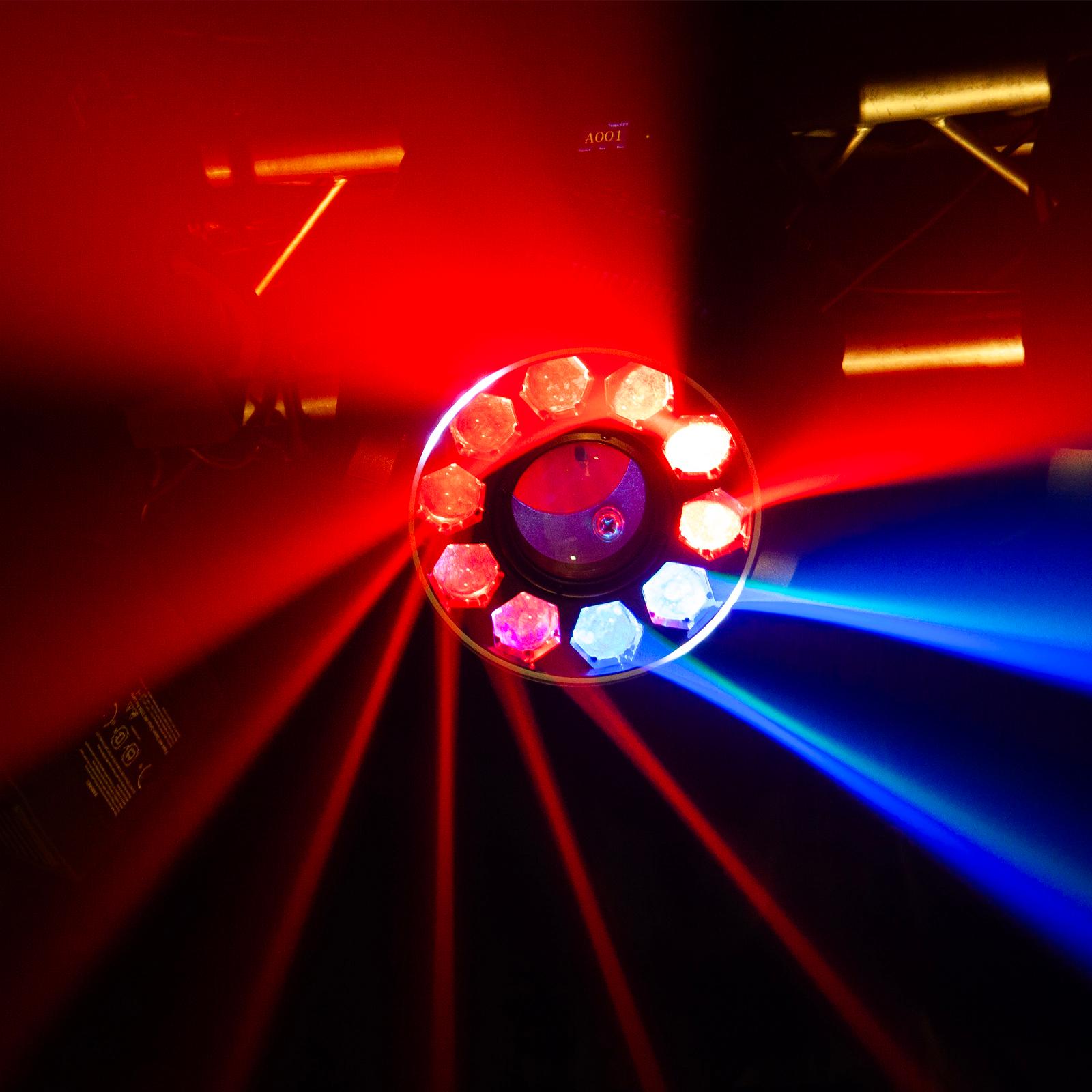 Clutch SKY-STORM RGBW LED Moving Head Motion Beam Light Fixture