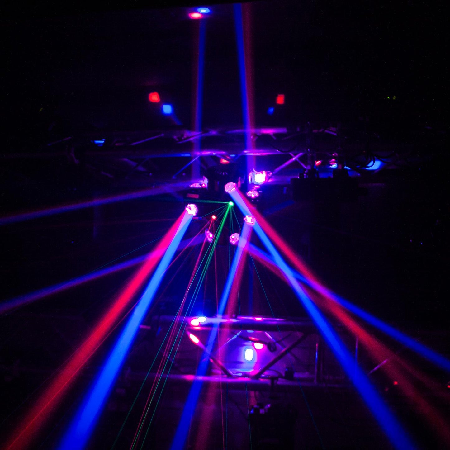 Clutch SPIN-FURY 200W LED DMX Motion Strobe Laser DJ Stage Light Fixture