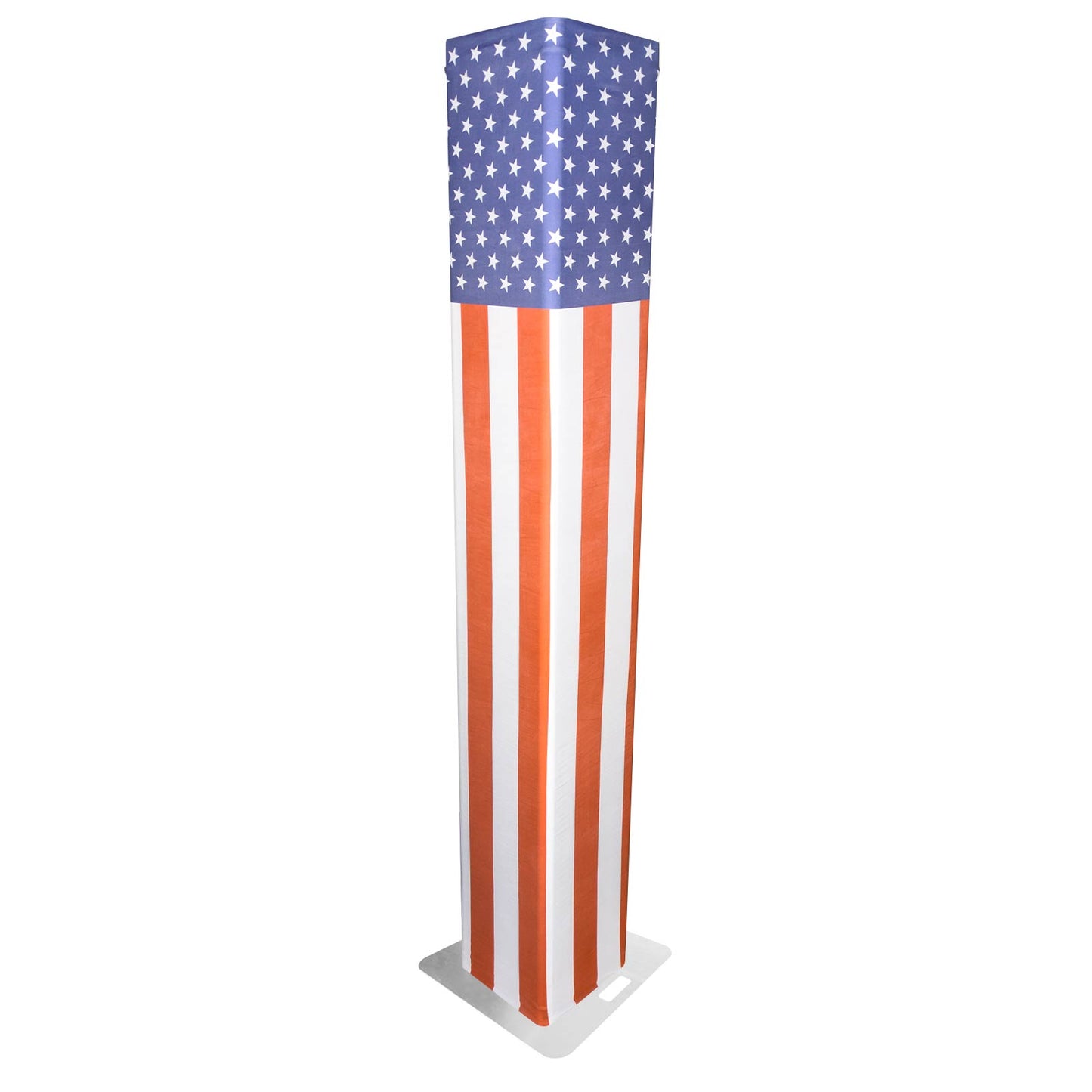 USA Flag Scrim Lycra Box Decor Sleeve Cover Fits up to 6.56 FT Truss Segment