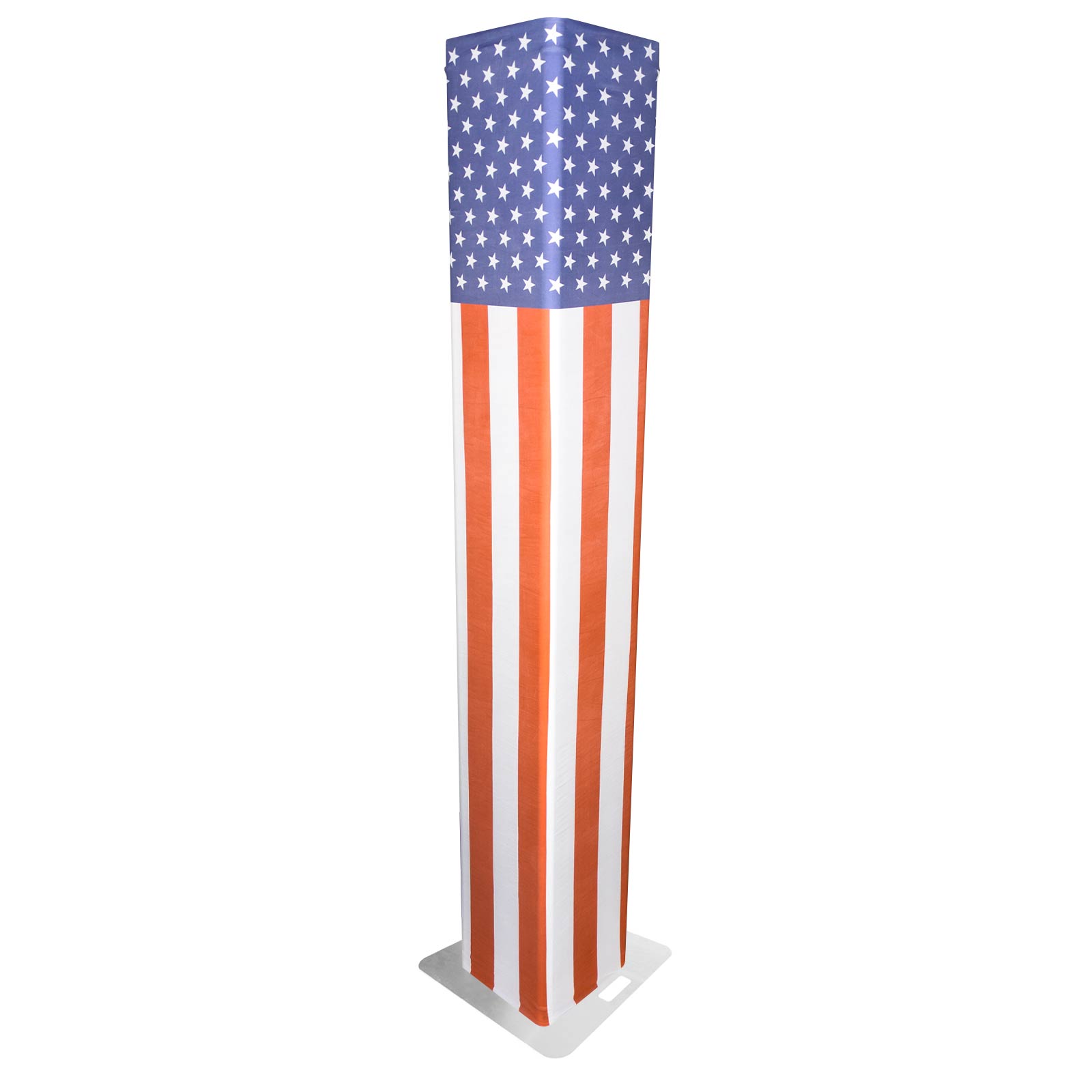 USA Flag Scrim Lycra Box Decor Sleeve Cover Fits up to 6.56 FT Truss Segment