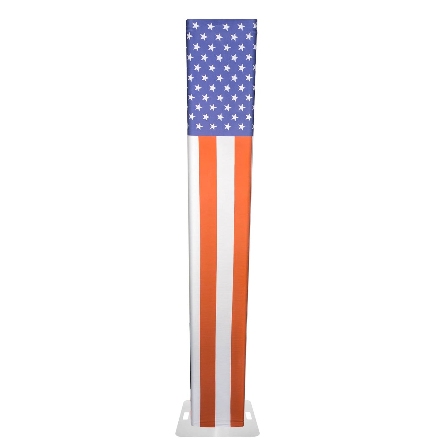 USA Flag Scrim Lycra Box Decor Sleeve Cover Fits up to 6.56 FT Truss Segment