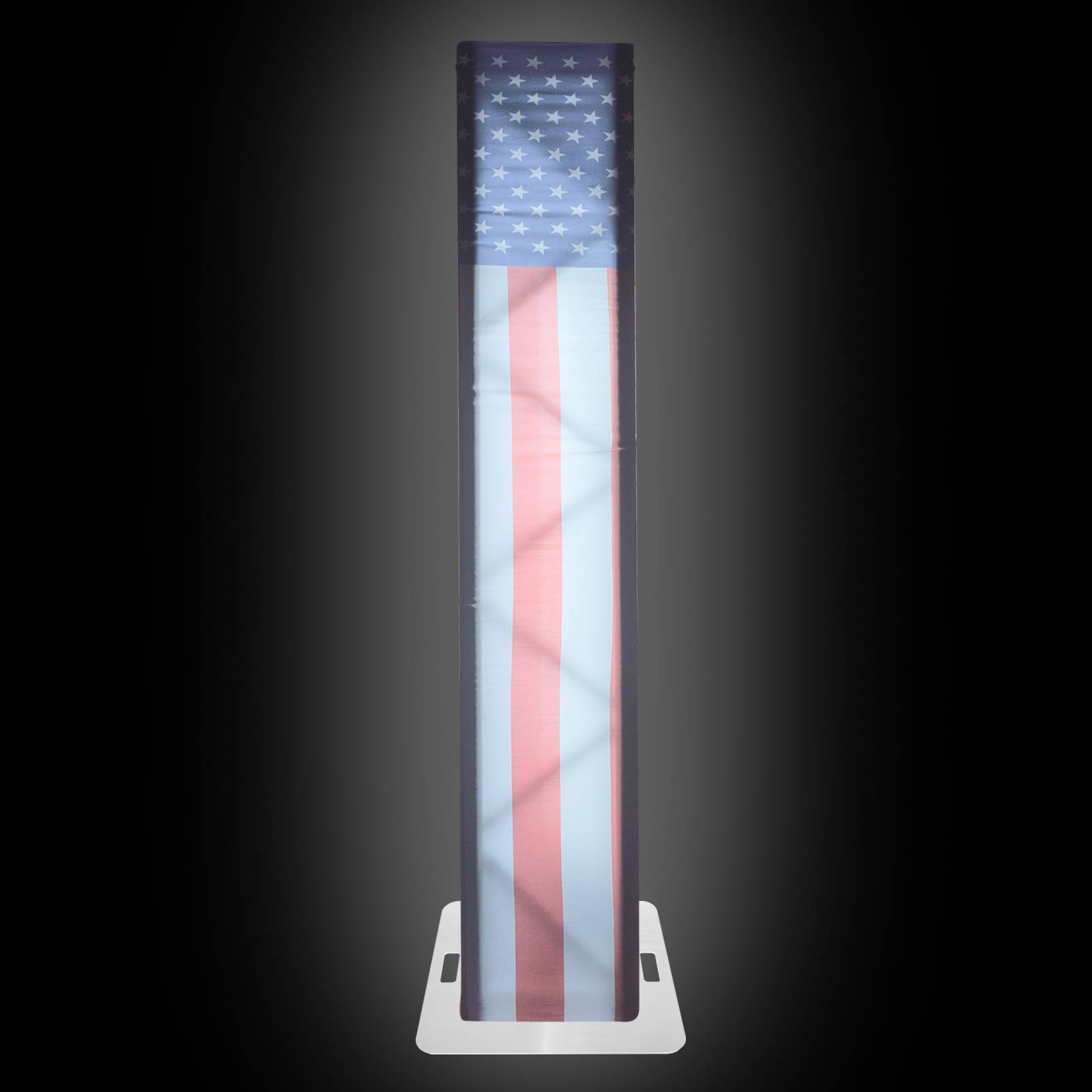 USA Flag Scrim Lycra Box Decor Sleeve Cover Fits up to 6.56 FT Truss Segment
