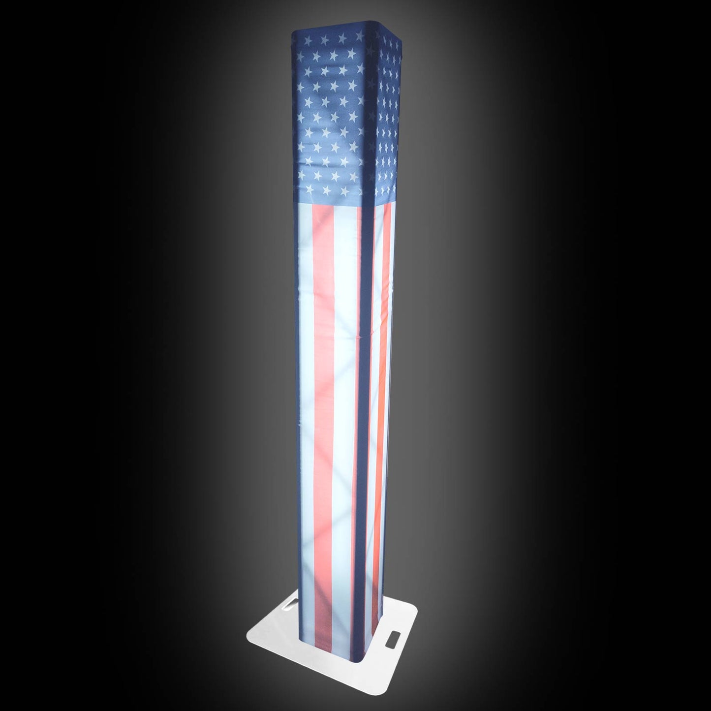 USA Flag Scrim Lycra Box Decor Sleeve Cover Fits up to 9.84 FT Truss Segment