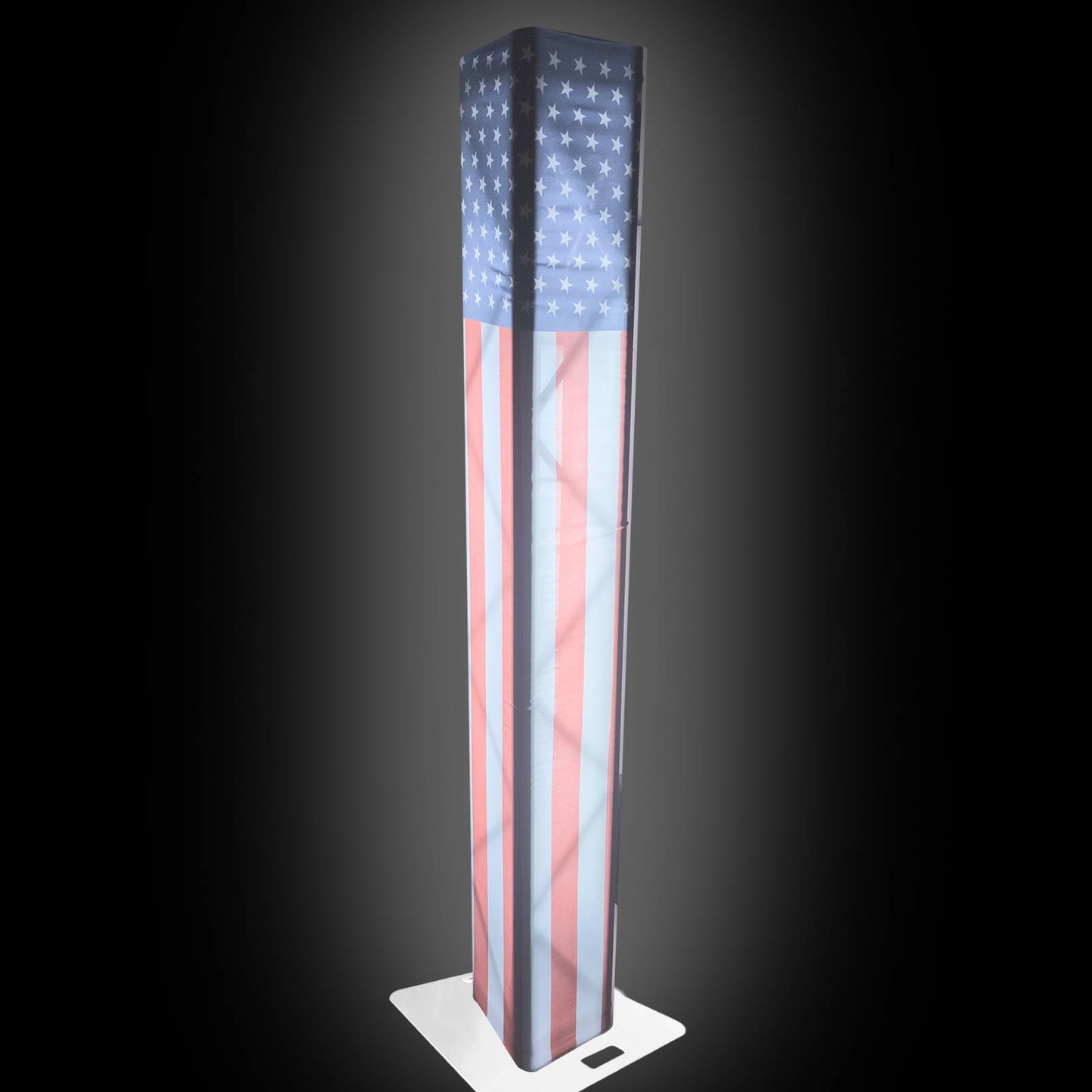 USA Flag Scrim Lycra Box Decor Sleeve Cover Fits up to 9.84 FT Truss Segment